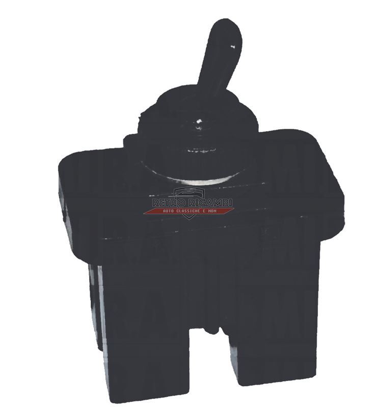 Interruttore 2 Posizioni Ghiera in plastica nera FIAT 124 - 500 L - 850 - 238
