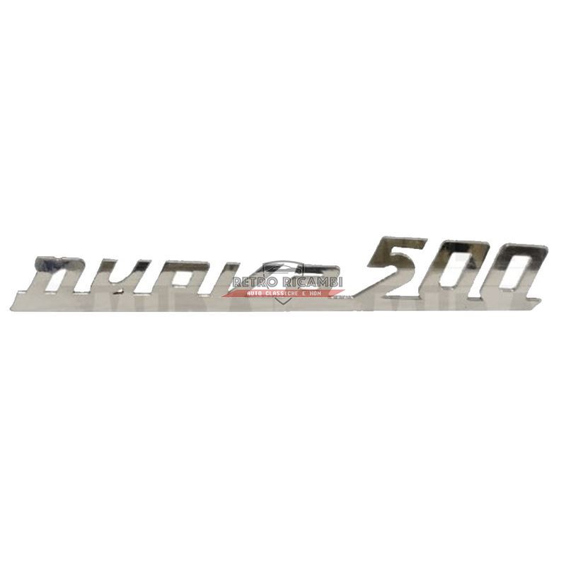 Scritta posteriore in alluminio  FIAT 500